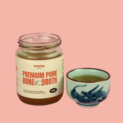 Premium Pork Bone Broth – Natural Collagen & Glucosamine for Pets
