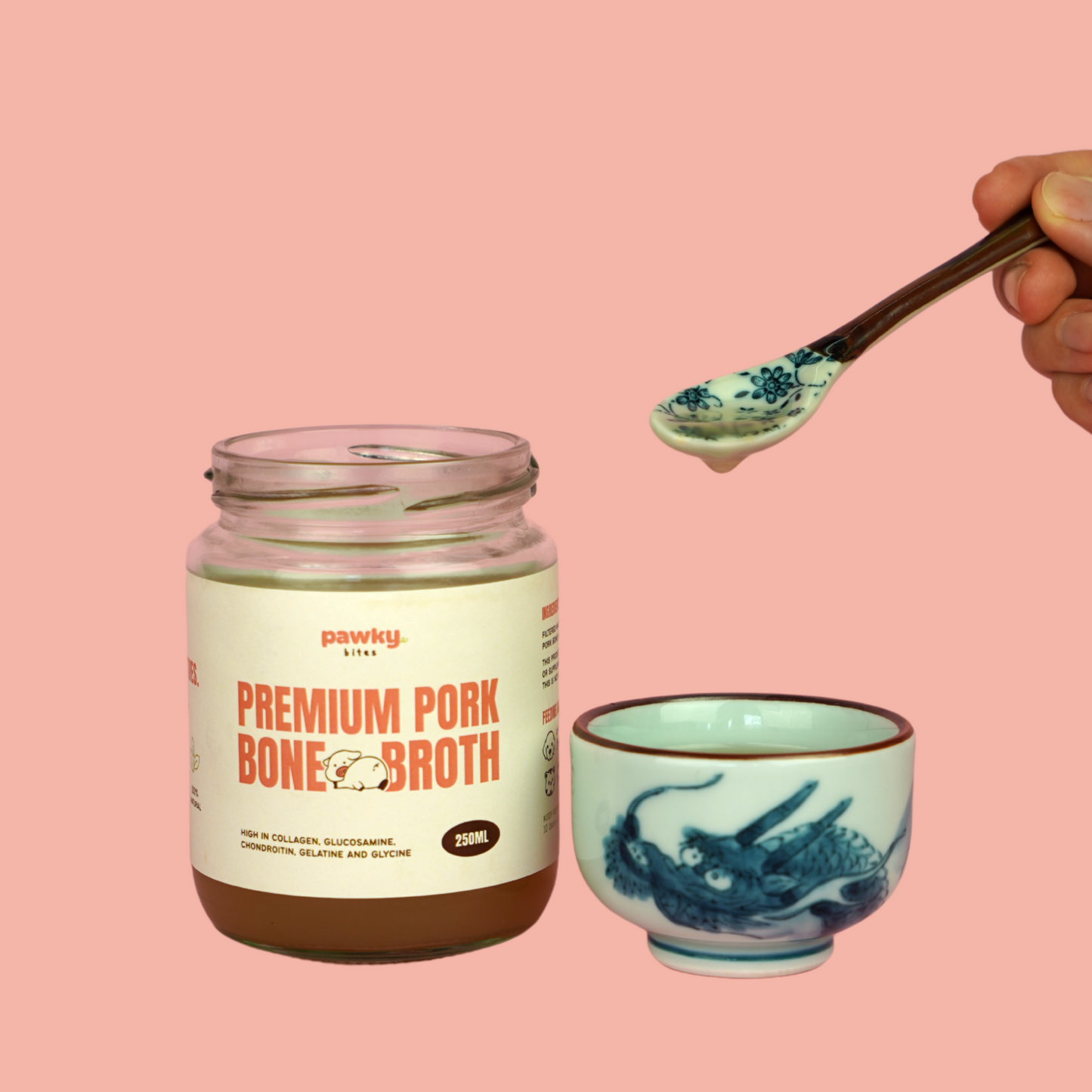 Premium Pork Bone Broth – Natural Collagen & Glucosamine for Pets