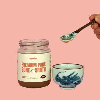 Premium Pork Bone Broth – Natural Collagen & Glucosamine for Pets