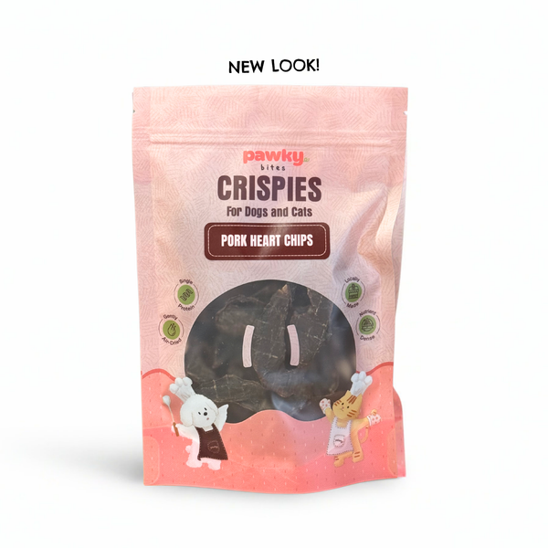 Pork Heart Chips - Taurine-Rich Air-Dried Treats for Dogs & Cats