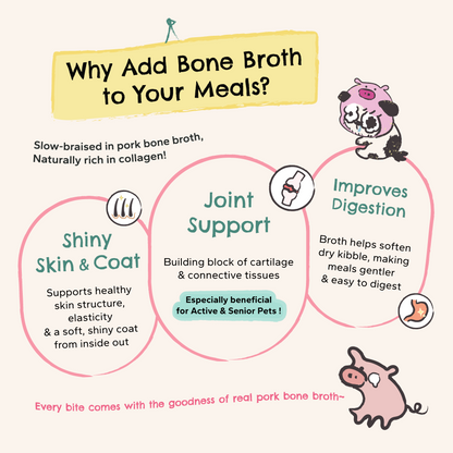 Braised Pork - Pork Slow-Simmered with Bone Broth for Dogs & Cats