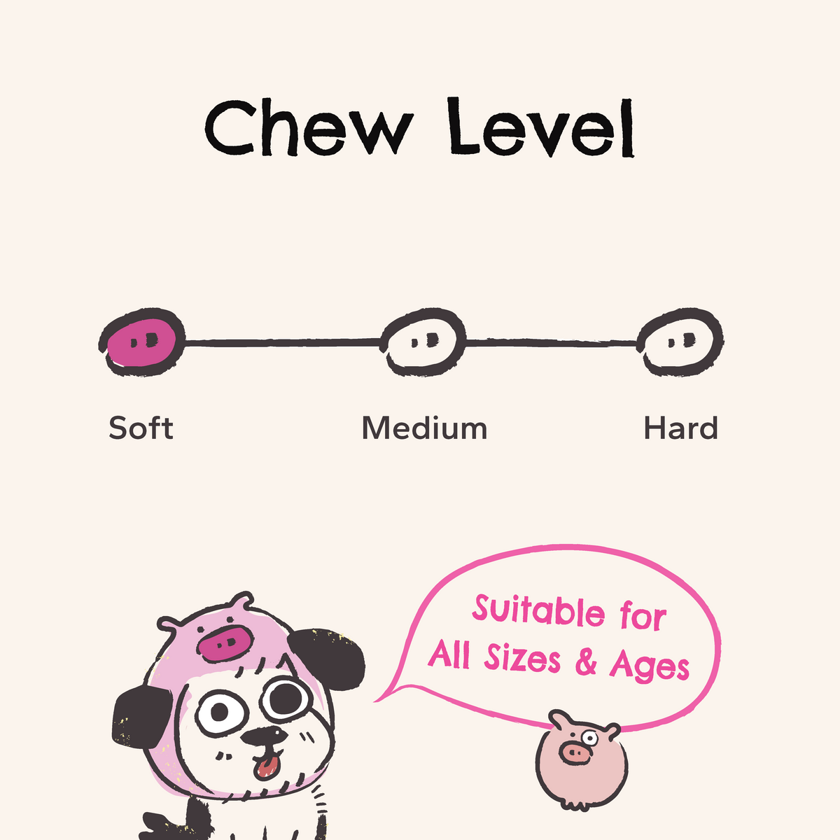 Air-Dried Pig Ears Chew (Whole)