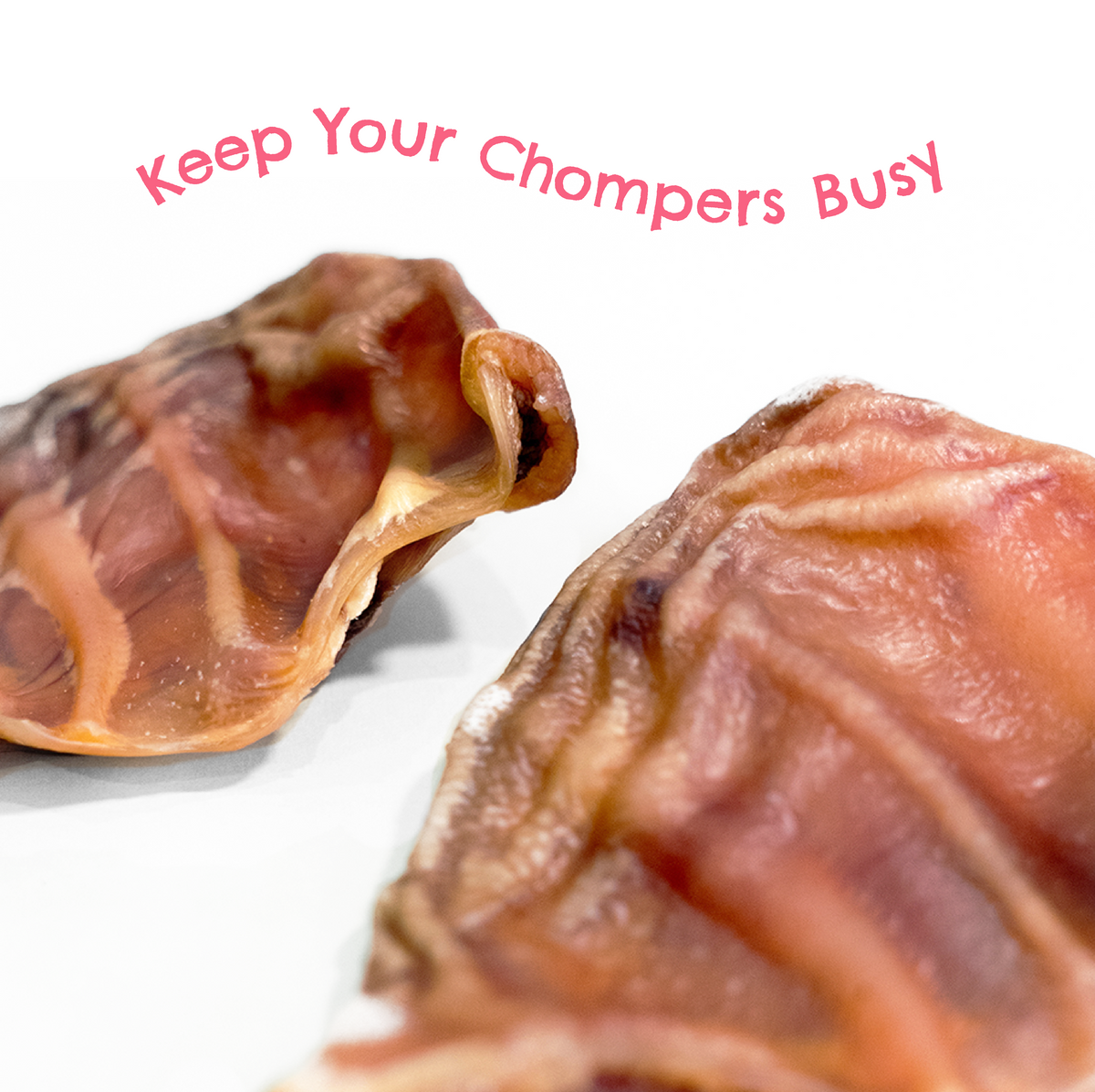 Air-Dried Pig Ears Chew (Whole)