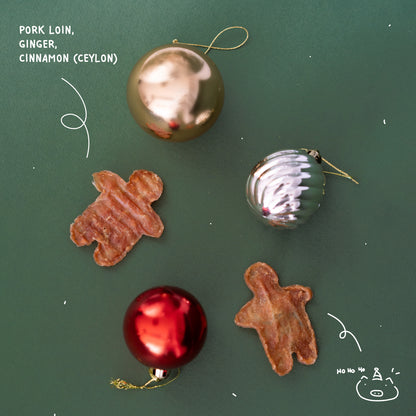 Gingerbread Pawkies - Festive Air-Dried Pet Treats by Pawky Bites