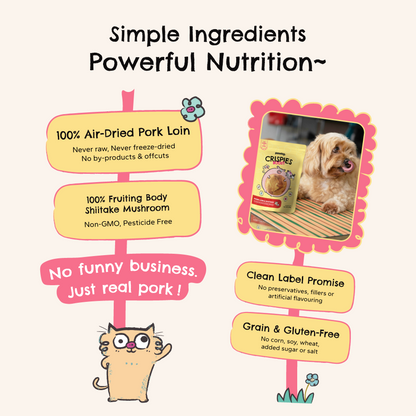 Pork Loin + Shiitake | Everyday Wellness Air-Dried Treats