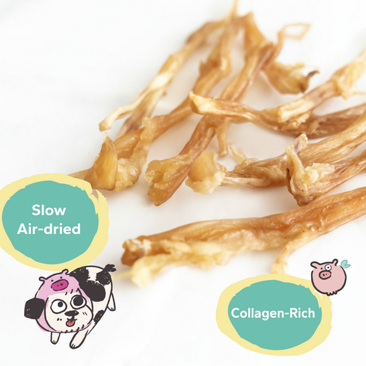 Air-Dried Pig Tendon Natural Dental Chews