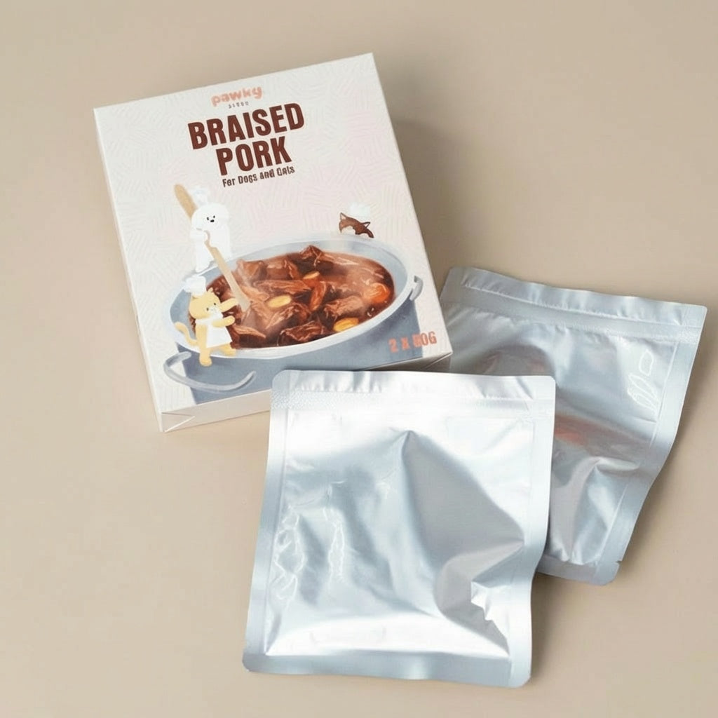 Braised Pork - Pork Slow-Simmered with Bone Broth for Dogs & Cats