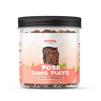 Pork Lung Puffs – Light & Airy Bites for Dogs & Cats